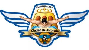 Logotipo del club de natación de la ciudad de alcorcón