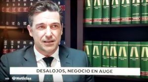 Desahucio exprés - entrevista en antena 3 - Jose Miguel Celdrán